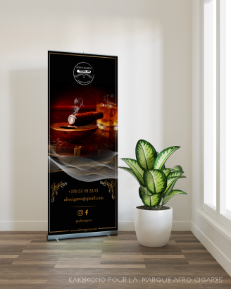 Kakemono pour un événement public